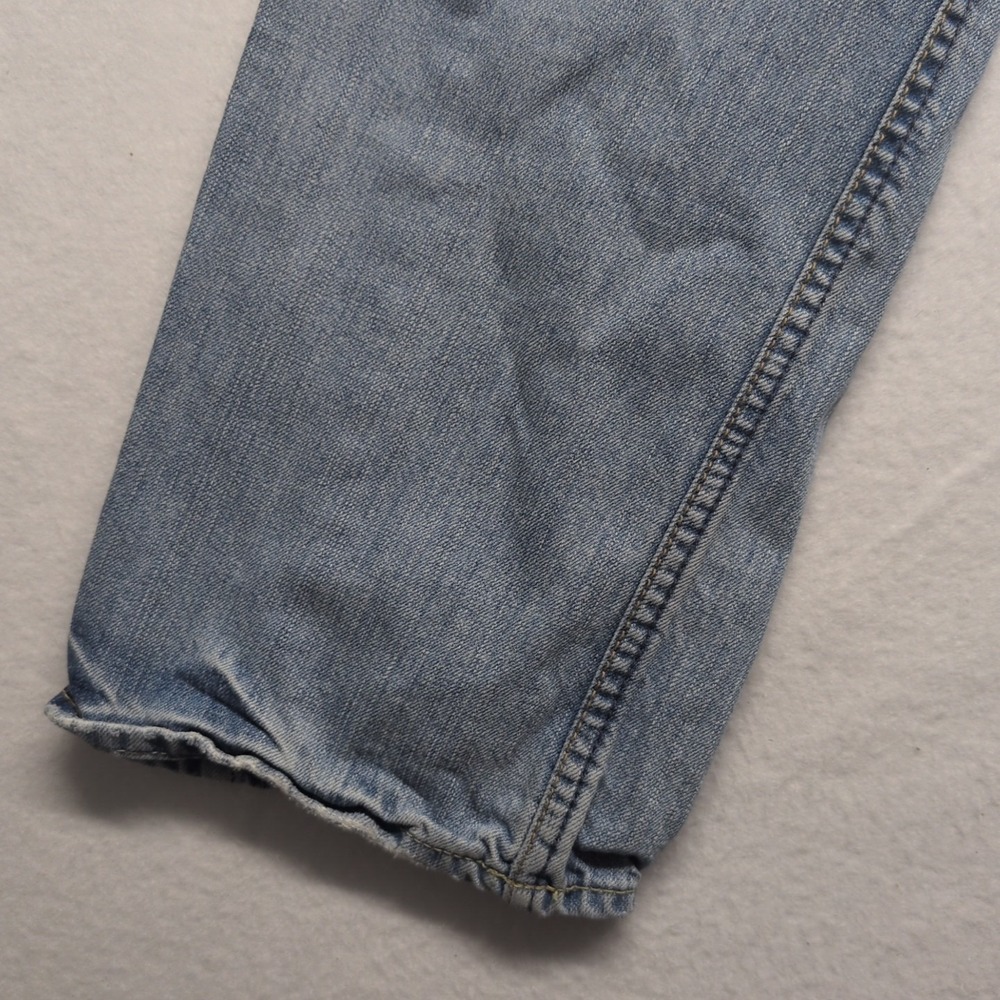 American Eagle Jeans Mens 30x32 Blue Original Boot Cut Western Cowboy Faded - Picture 13 of 13